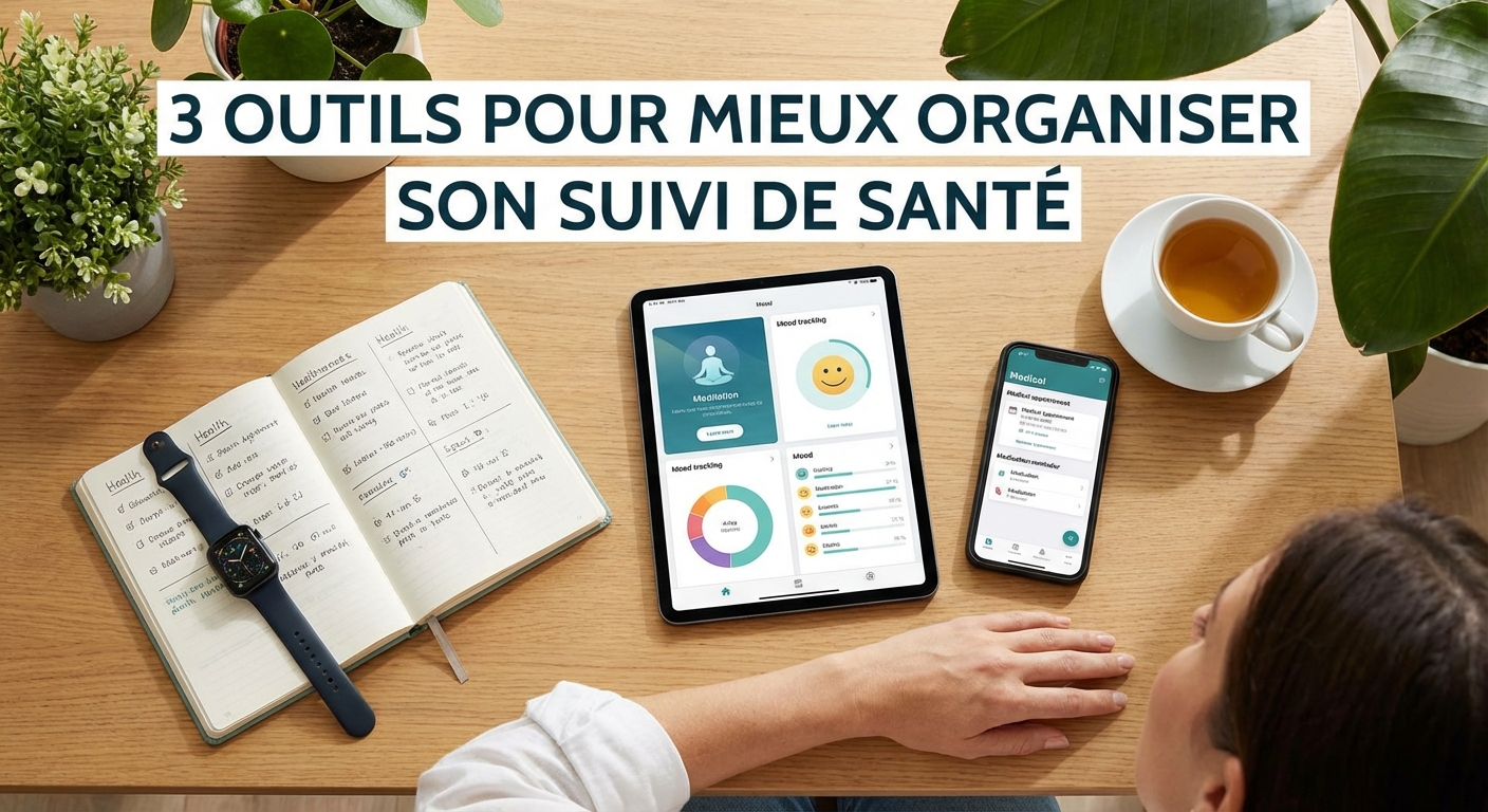 3 outils utiles pour mieux organiser son suivi de santé